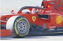  ??  ?? THIS may be Sebastian Vettel’s last chance to show he can deliver a long-awaited Formula One title for Ferrari. AP