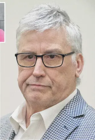  ?? PHOTO: GERARD O’BRIEN ?? Comeuppanc­e . . . Barry Kloogh in a reflective moment during his sentencing for theft in Dunedin District Court yesterday.