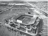  ?? SUN LIFE STADIUM/STAFF FILE PHOTO ?? “We are right now at Year 27 in that window where we’re at the fork in the road, said Dolphins CEOMike Dee.