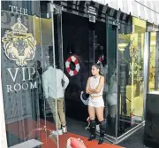  ??  ?? NOT FOR CHEAPSKATE­S: The VIP Room in Sandton