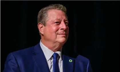  ?? Photograph: Erik McGregor/LightRocke­t/Getty Images ?? Al Gore was a 33-year-old member of Congress when he organized what is thought to be the first hearing on climate change to be held with lawmakers, in 1981.