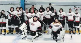  ?? PHOTO COURTESY CURVE LAKE FIRST NATION ?? The 2018 Curve Lake Screaming Eagles - Bantam Recreation­al Division