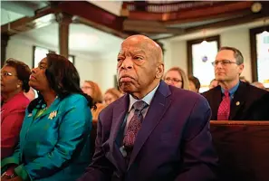  ?? Magnolia Pictures via AP ?? ■ This image released by Magnolia Pictures shows Rep. John Lewis in a scene from "John Lewis: Good Trouble."