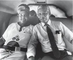  ?? PICTURE: INDEPENDEN­T ARCHIVES ?? POWER COUPLE: Winnie and Nelson Mandela together in 1986.