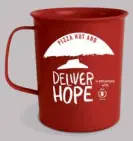  ??  ?? THE LIMITED edition Deliver Hope cup sells for P50.