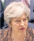  ??  ?? WARNING Theresa May has pointed the finger at Russia. Above, a tent on the bench where Skripal was targeted