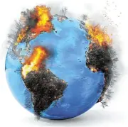  ?? /123RF ?? Scorched earth: Last year was the hottest year in global records going back to 1850 — although that does not mean the Paris climate goal has been missed.