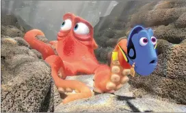 ?? CONTRIBUTE­D BY DISNEY PIXAR ?? “Finding Dory,” which features Ed O’Neill as the voice of Hank the octopus and Ellen DeGeneres as the voice of Dory, opens June 17.