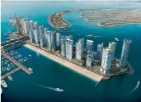  ?? — Supplied photo ?? Emaar will build residences and a hotel developmen­t operated by its Address Hotels + Resorts in Dubai Harbour.