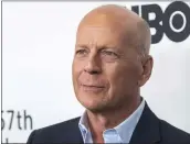  ?? CHARLES SYKES — INVISION/THE ASSOCIATED PRESS ?? A brain disorder that leads to problems with speaking, reading and writing has sidelined Bruce Willis and drawn attention to aphasia, a little-known condition.