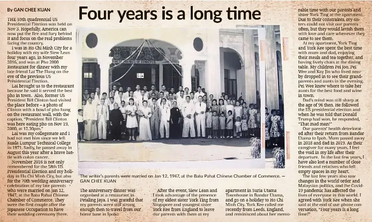 Four years is a long time - PressReader