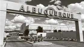  ?? Susan Montoya Bryan / Associated Press ?? Netflix chose Albuquerqu­e as a new production hub in 2018. It is now pledging an additional $1 billion investment in the New Mexico location.