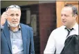  ?? Picture: EUGENE COETZEE ?? FAMILY DISPUTE: Shawn Blunden, left, leaves the Port Elizabeth Regional Court with his attorney, Paul Roelofse