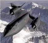  ?? ?? LEFT: Spy planes like the SR-71 Blackbird may have produced numerous ‘UFO sightings’.