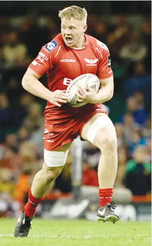  ?? PICTURE: Getty Images ?? Unlucky: Scarlets flanker James Davies