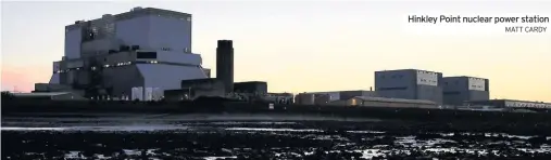  ?? MATT CARDY ?? Hinkley Point nuclear power station