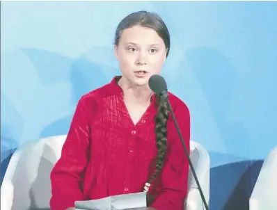  ?? BLOOMBERG ?? Greta Thunberg se transformó en la cara mundial de la lucha contra el cambio climático.