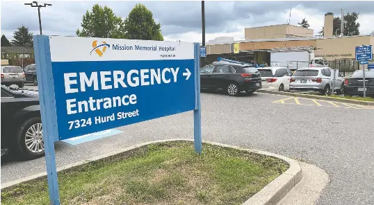  ?? NICK PROCAYLO/FILES ?? Mission Hospital has had to close its emergency room on several occasions due to staff shortages, including between June 20 and July 8.