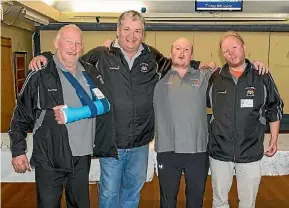  ?? SUPPLIED ?? Winning team of the RSA National Indoor Bowls 2017 - Wanganui