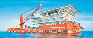  ??  ?? In the financial year 2016 (FY16), the utilisatio­n of Perdana Petroleum’s vessels fell to 58 per cent, while some of its vessels commanded lower DCRs.