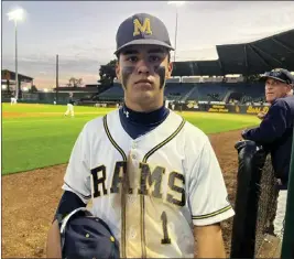  ?? PHOTO BY JOHN W. DAVIS ?? Millikan junior second baseman Anthony Minton had a two-run, inside-the-park home run during a 12-1Moore League victory over Cabrillo on Friday at Blair Field.