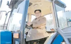  ?? REUTERS ?? EL LÍDER norcoreano, Kim Jong-Un, busca su primer arma marítima