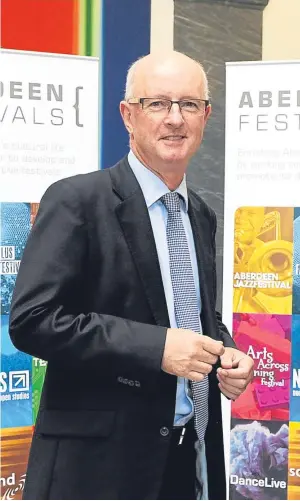  ??  ?? LETTER: Steve Harris, chairman of Aberdeen Festivals, has hit out at the decision