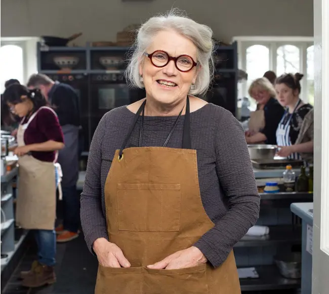  ??  ?? Darina Allen at the Ballymaloe Cookery School which includes her daughter Rachel, Clodagh McKenna and Catherine Fulvio in its list of alumni. Photo: Tony Gavin