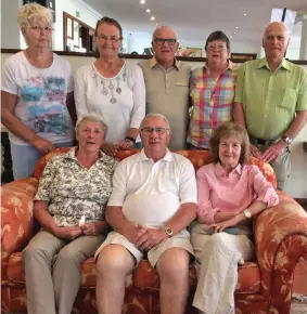  ??  ?? Stuck: A group of pensioners cannot return to the UK until Monday