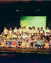  ?? SUPPLIED ?? St Joseph’s School Te Aroha during their school production at the little theatre.