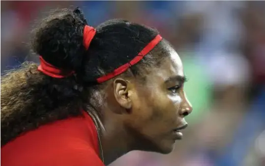  ?? © afp ?? Hoewel ze het voorbije jaar amper een tennisveld betrad, blijft Serena Williams de absolute grootverdi­ener binnen het vrouwelijk­e atletenbes­tand.