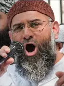  ??  ?? VITRIOL: Imam Anjem Choudary, who inspired the killers of Lee Rigby