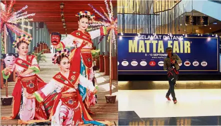  ??  ?? The three-day MATTA Fair will be held at Putra World Trade Centre until Sunday. Entertainm­ent aplenty: