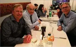  ?? ?? Walter Bernatek, Jos Wolff und Alfred Schmidt bei einem Gespräch über die IBRA 2023 (v.l.n.r.).