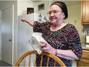  ?? TRIBUNE NEWS SERVICE ?? Piedad Fred, in her kitchen in Providence, Rhode Island, recounts a frustratin­g visit to a community health center after she injured her knee.