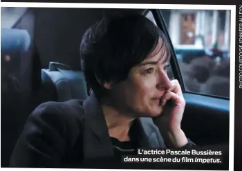  ??  ?? L’actrice Pascale Bussières dans une scène du film Impetus.