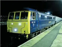  ??  ?? On February 23 2008, preserved 86101 Sir William
A Stanier FRS stands at Doncaster waiting to leave with a Hull Trains service for London King’s Cross. The ‘86’ and Mk 3s were hired to cover for a Class 222/1 that had been damaged in accident at Crofton depot. It could only run as far as Doncaster due to lack of electrific­ation. RYAN TRANMER.