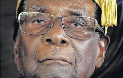  ?? Ben Curtis ?? &gt; Zimbabwean President Robert Mugabe has been replaced by Emmerson Mnangagwa