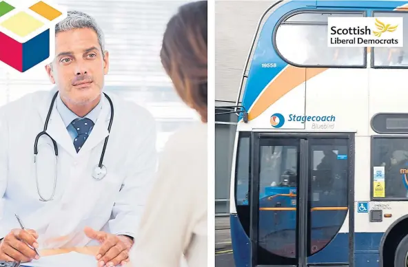  ?? ?? PRIORITIES: The party will address the ‘longest-ever’ wait for medical appointmen­ts and the need for reliable and effective public transport.