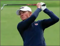  ?? (AP/Chris Carlson) ?? Stacy Lewis has taken advantage of the LPGA Tour’s downtime over the past few months to improve areas of her game, using the practice facilities at the University of Houston, which have been off limits to the school’s players.