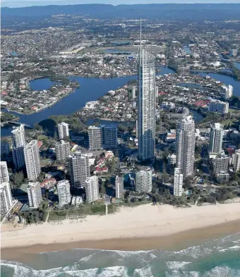  ??  ?? Despite the drop in sales, CoreLogic data showed Gold Coast property values had climbed.