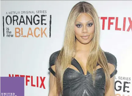  ??  MARION CURTIS/THE ASSOCIATED PRESS FILES ?? Laverne Cox, of Orange is the New Black, who spoke to University of Ottawa students at the Bronson Centre Wednesday, is the first trans-gender person to appear on the cover of Time.