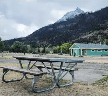  ?? JEFF MCINTOSH/THE CANADIAN PRESS ?? Booking opens Thursday at 8 a.m. for the Waterton Townsite campground, with 237 spots available.