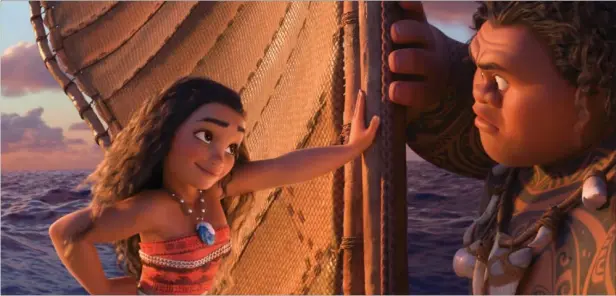  ?? FOTO: DISNEY ?? 'Vaiana' er sød og sympatisk, men ikke helt på niveau med Disneys andre film fra dette årti.