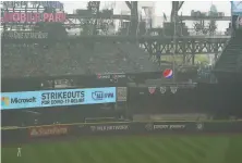  ?? Ted S. Warren / Associated Press ?? Smoke from wildfires fills the air at TMobile Park early in the first game of the A’sMariners doublehead­er Monday.