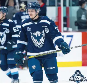  ?? ?? Zach Welsh a disputé quatre matchs avec le Phoenix de Sherbrooke cette saison. – LHJMQ