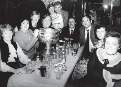  ??  ?? Kerry GAA supporters at the four-in-a-row victory dance in the Gleneagle Hotel, Killarney, in January 1982.