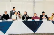  ?? COLPRENSA ?? Aspecto general de la reunión de la mesa de negociació­n que lidera la mintrabajo Alicia Arango.