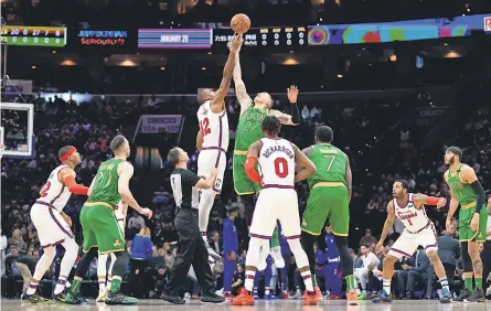  ??  ?? The NBA’s board of governors will hold a video conference Thursday to possibly vote on a plan to resume tip- off of the 2019- 20 regular season. BILL STREICHER/ USA TODAY SPORTS