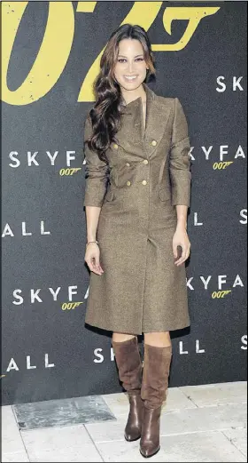  ?? ASSOCIATED PRESS ?? French actress Berenice Marlohe attends a photo call for the 23rd James Bond film “Skyfall” last month in New York.